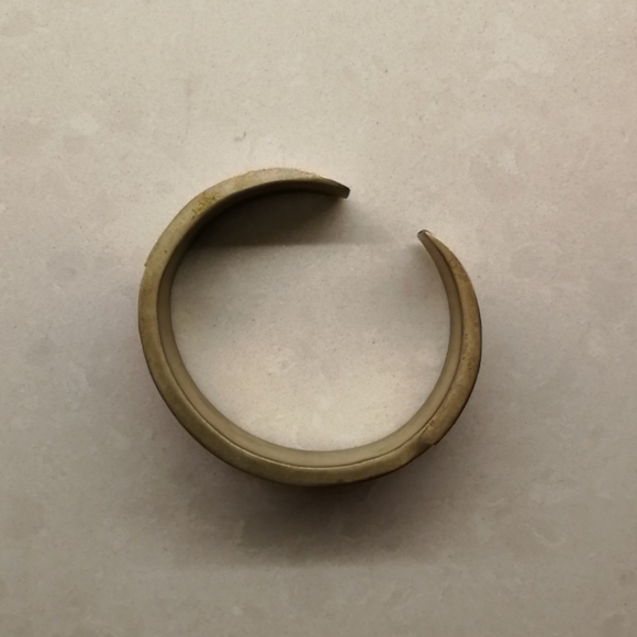 Antique Silver Embroidery Handmade Bangle - Picture 3 of 4